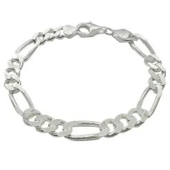 Figarolänk Armband Silver - 7,5 mm