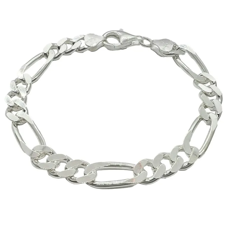 Figarolänk Armband Silver - 7,5 mm