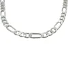 Figarolänk Halsband Silver - 5,75 mm
