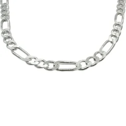 Figarolänk Halsband Silver - 5,75 mm
