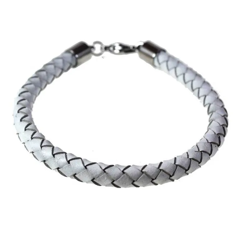 Flätat Läderarmband - Flera färger