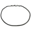 Francolänk Oxiderat Silver - Armband 1,9 mm