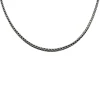 Francolänk Oxiderat Silver - Halsband 1,9 mm