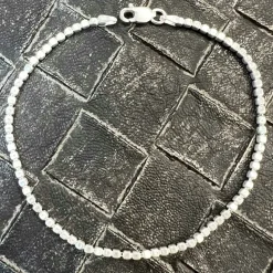 Fyrkantig Kulkedja Silver - Armband