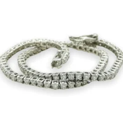 Guldarmband Tennis Diamonds 18K Vitguld - 1,0 ct