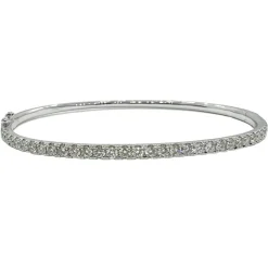 Guldarmring Diamonds 18K Vitguld - 1,4 ct