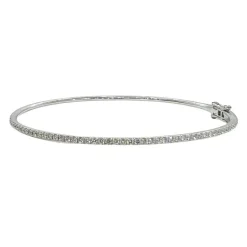 Guldarmring Diamonds Vitguld - 0,54 ct