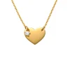 Guldhalsband Sparkling Heart 18K