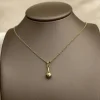 Guldhänge Droppe 18K - 16 x 6 mm