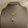 Guldhänge Droppe 18K - 22 x 5,7 mm