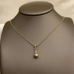Guldhänge Droppe 18K - 16 x 6 mm