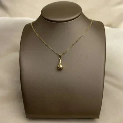 Guldhänge Droppe 18K - 19 x 7 mm
