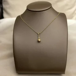 Guldhänge Droppe 18K - 16 x 6 mm