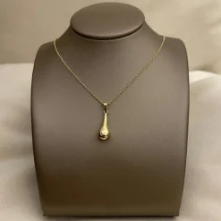 Guldhänge Droppe 18K - 25 x 7,8 mm