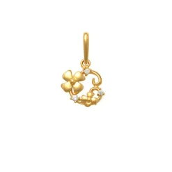 Guldhänge Flowers 18K