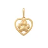 Guldhänge Heart & Paw 18K