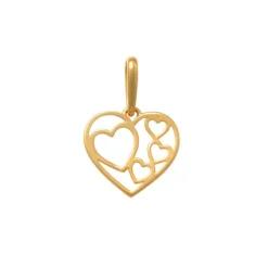 Guldhänge Heart 18K