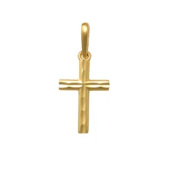 Guldhänge Kors 18K