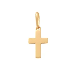 Guldhänge Kors 18K