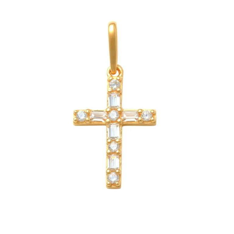 Guldhänge Kors 18K