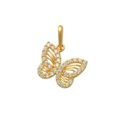 Guldhänge Sparkling Butterfly 18K
