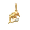 Guldhänge Sparkling Dolphins 18K