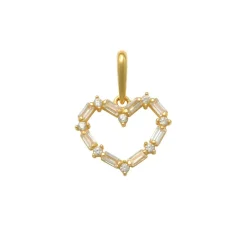 Guldhänge Sparkling Heart 18K