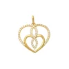 Guldhänge Sparkling Heart 18K