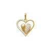 Guldhänge Sparkling Heart 18K