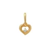 Guldhänge Sparkling Heart 18K
