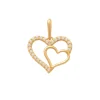 Guldhänge Sparkling Heart 18K