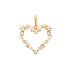 Guldhänge Sparkling Heart 18K