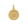 Guldhänge Sparkling Heart 18K