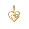 Guldhänge Sparkling Hearts 18K