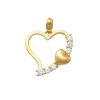 Guldhänge Sparkling Hearts 18K