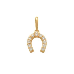 Guldhänge Sparkling Horseshoe 18K