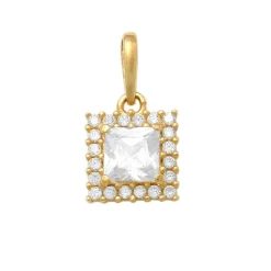 Guldhänge Sparkling Square 18K