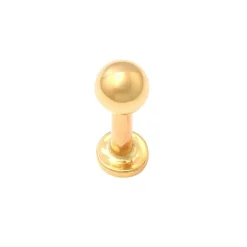 Guldpiercing Kula & Platta 18K