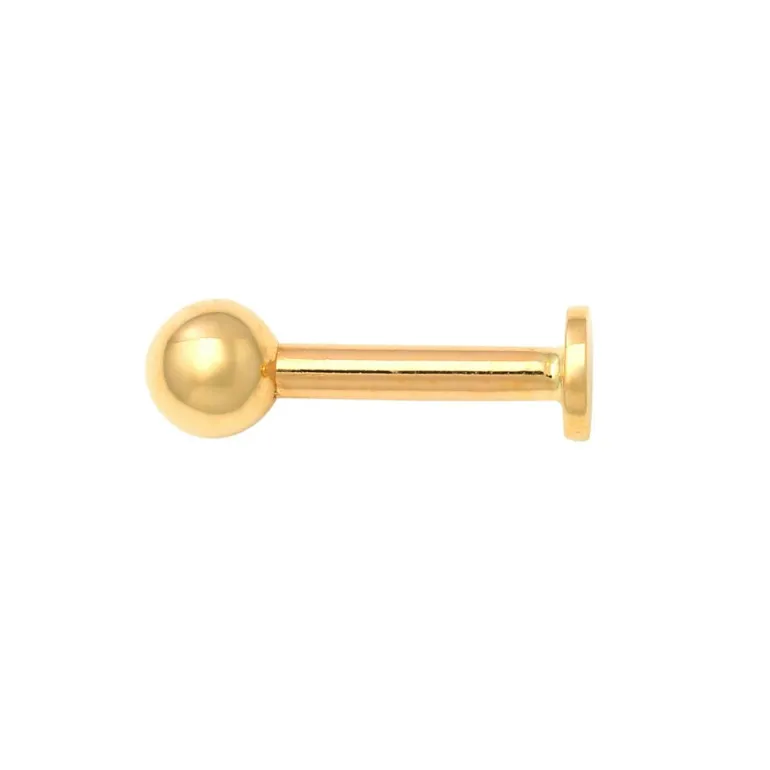 Guldpiercing Kula & Platta 18K