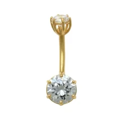 Guldpiercing Sparkling Arch 18K