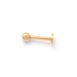 Guldpiercing Sparkling Stone 18K