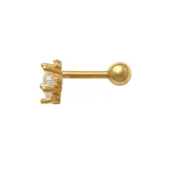 Guldpiercing Sparkling Star 18K