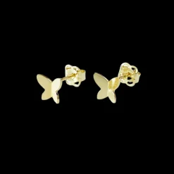 Guldörhängen Butterfly 18K
