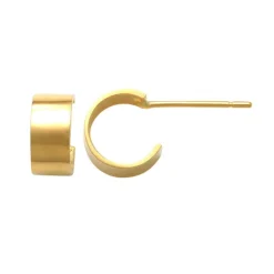 Guldörhängen Half Hoop 18K