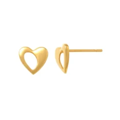 Guldörhängen Heart 18K