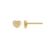 Guldörhängen Heart 18K