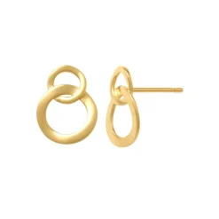 Guldörhängen Love Rings 18K