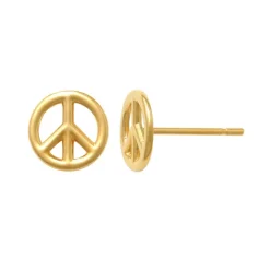 Guldörhängen Peace 18K