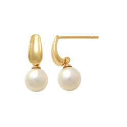 Guldörhängen Pearl 18K