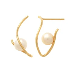 Guldörhängen Pearl 18K